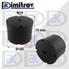 Антивибрационен тампон М16 х Ø 100 х 75 mm